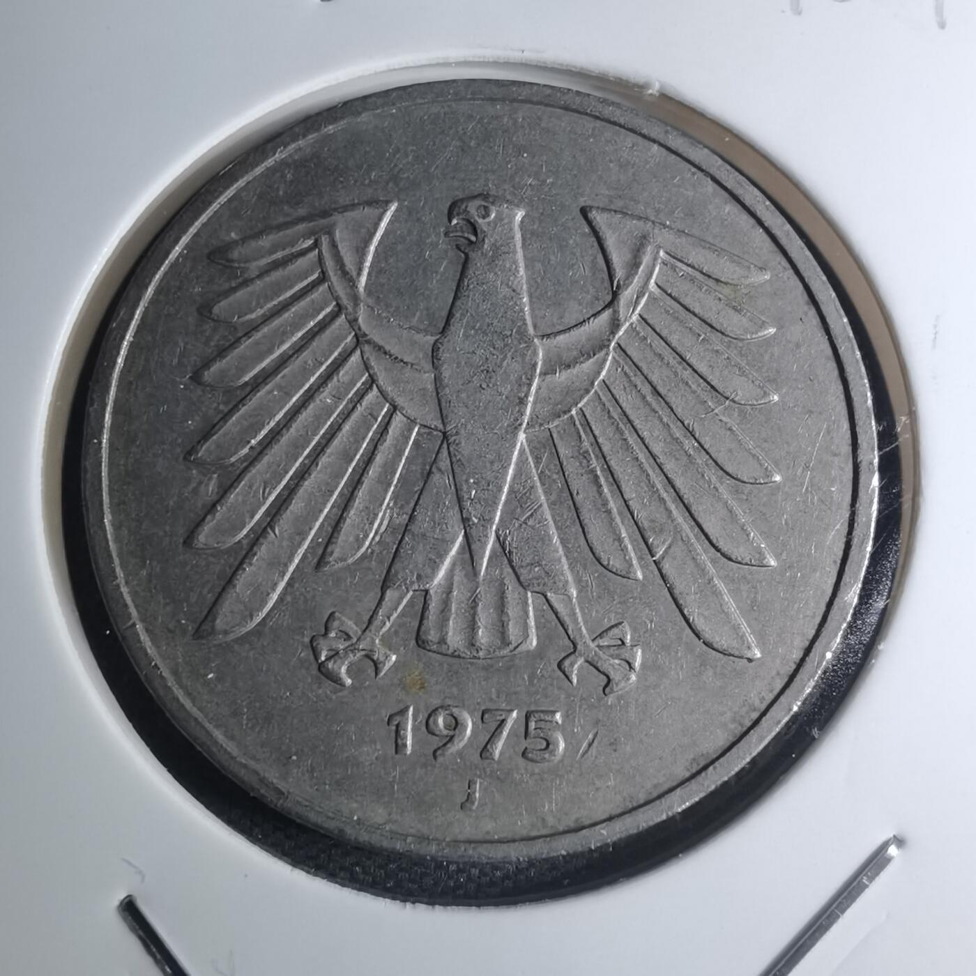 沼泽如烟--第945场 德国1975年5马克