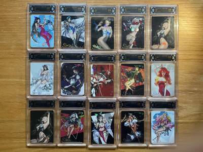 欢迎送拍、零成本上架，释放现金流，合理分配上拍卡品 - 【炫彩一套】毒瘤 15张一套 有两张10星其它都10p