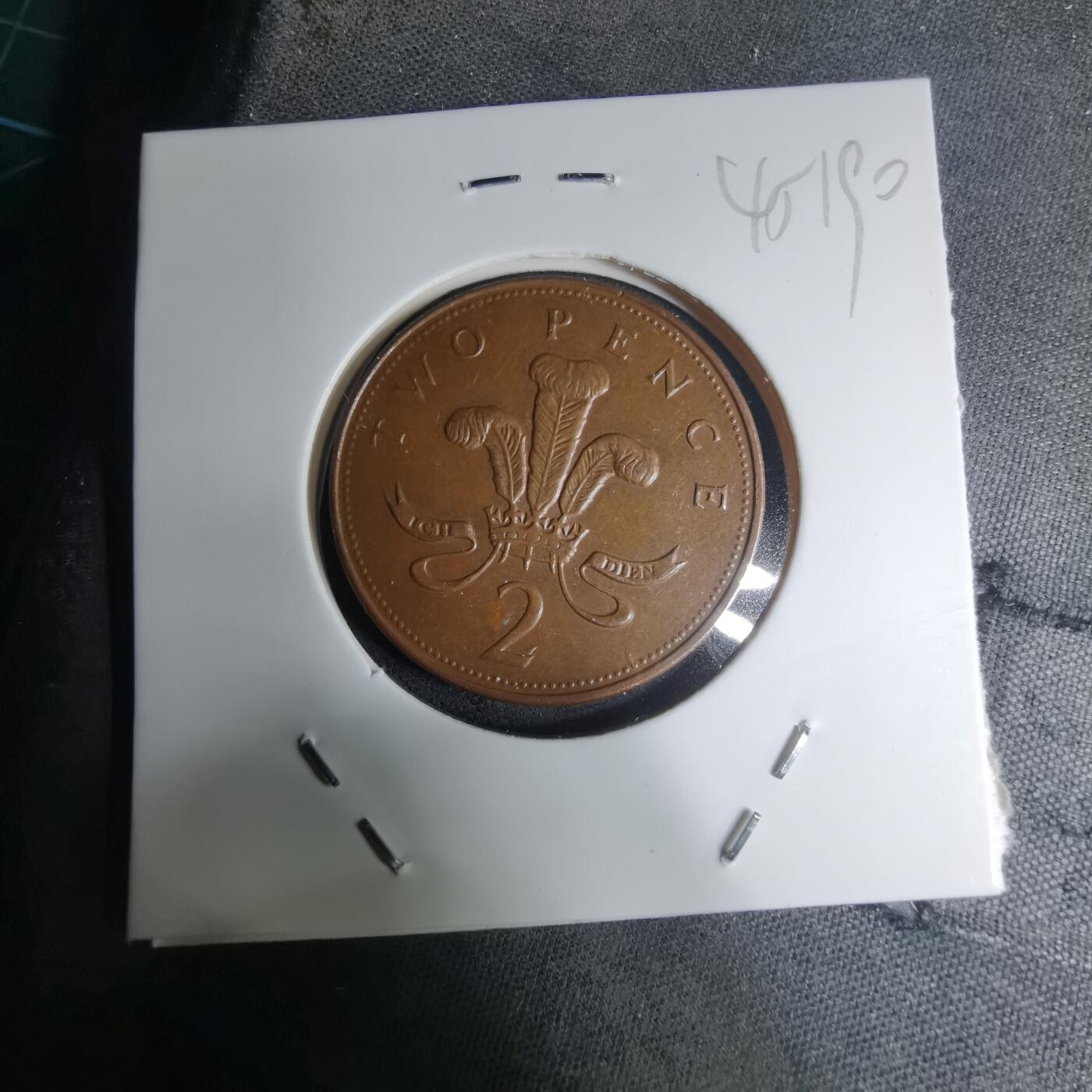 沼泽如烟--第945场 英国1990年2便士