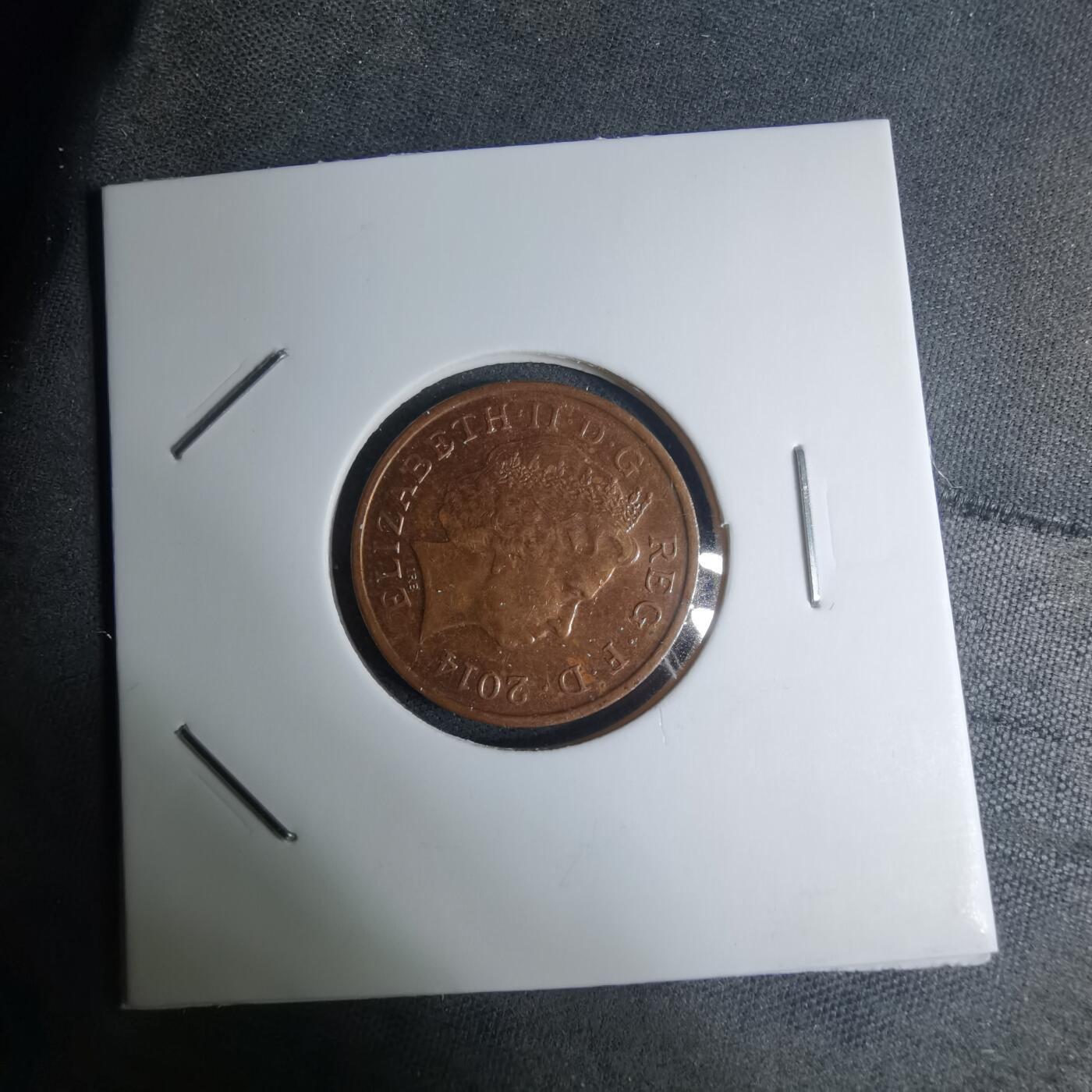 沼泽如烟--第945场 英国2014年1便士