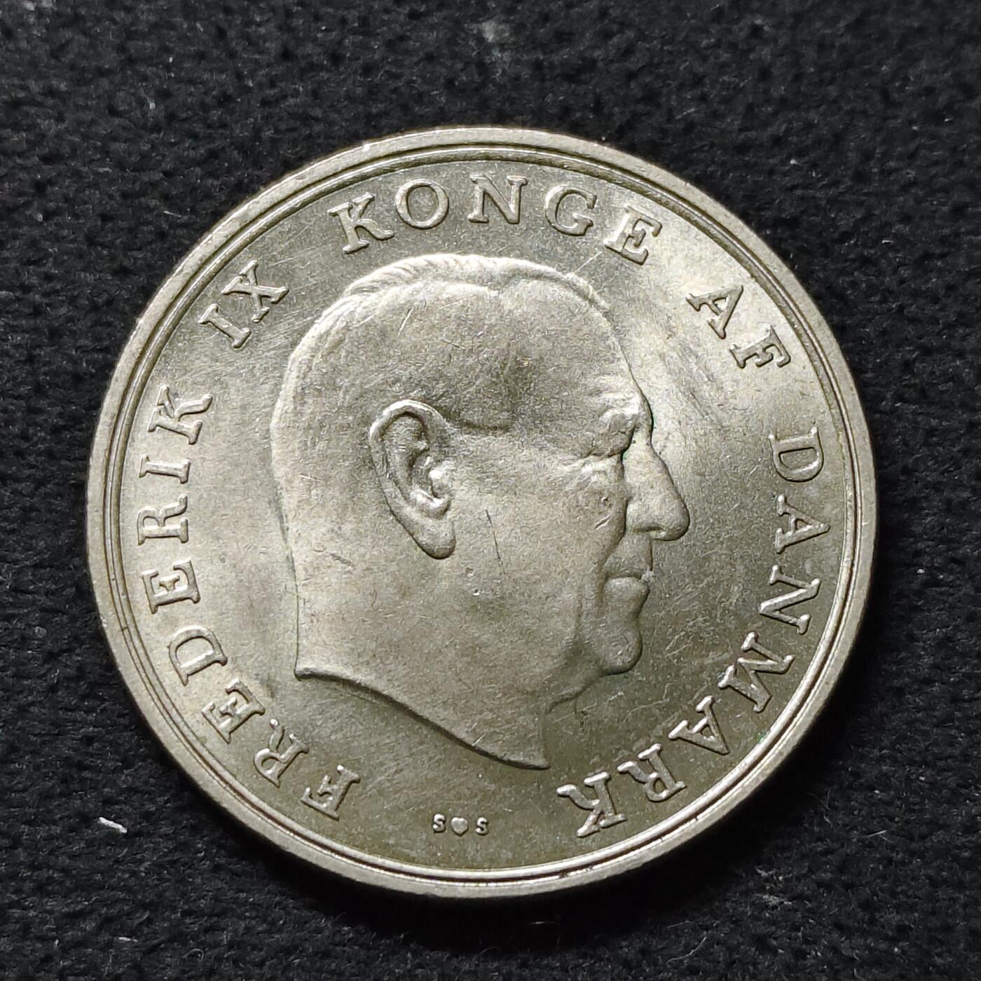 【全场包邮】纯粹捡漏拍488场（免费代拍第25场） 丹麦1972年弗雷德里克九世5克朗