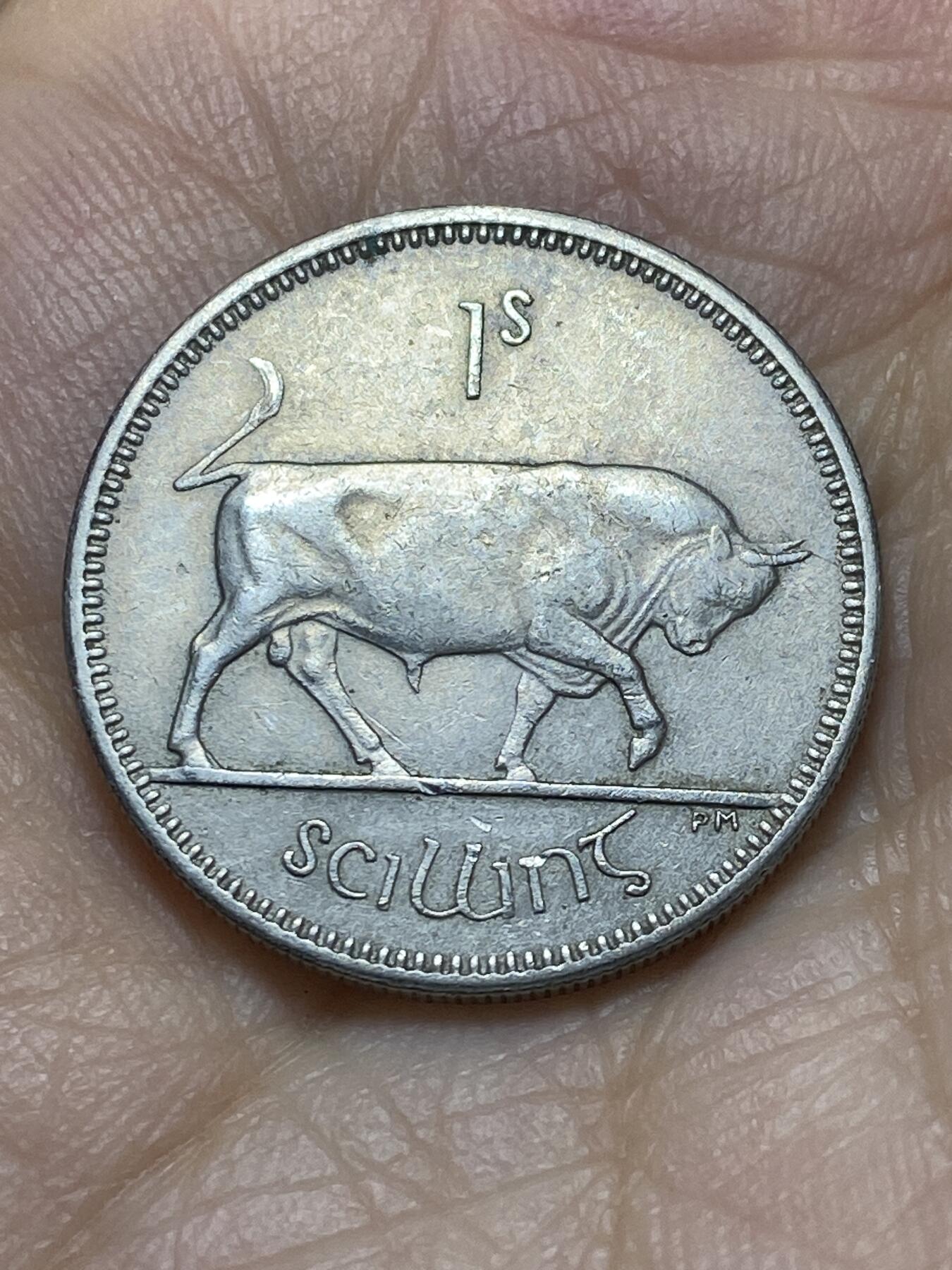 2025年第一百四十场(总第一百六十六场）外国好品散币场(免佣金) 爱尔兰🇮🇪1964年1先令(共和国时期第一套第二版)