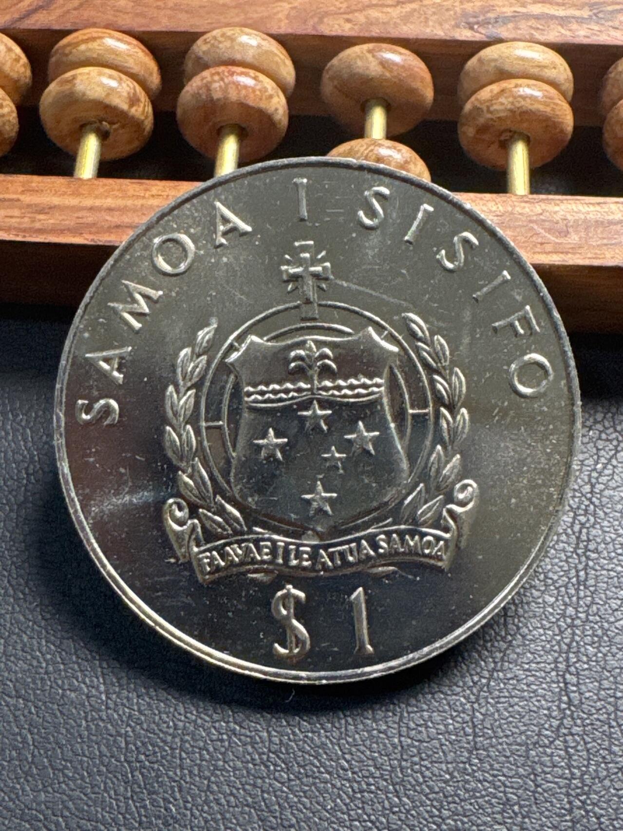 ❤️【币观天下】❤️ 第336期钱币拍卖- 2025.12.26周五晚上6点半场-长期征集拍品 西萨摩亚1986年王子婚礼1元铜镍纪念币