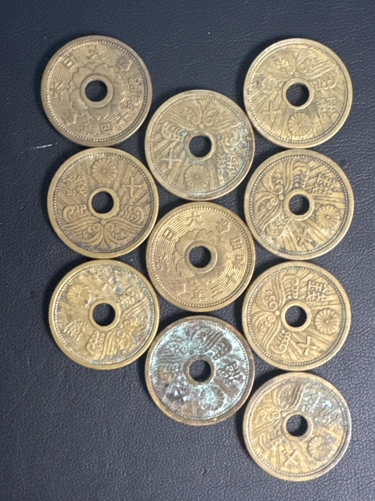 ❤️【币观天下】❤️ 第336期钱币拍卖- 2025.12.26周五晚上6点半场-长期征集拍品 散币10枚日本