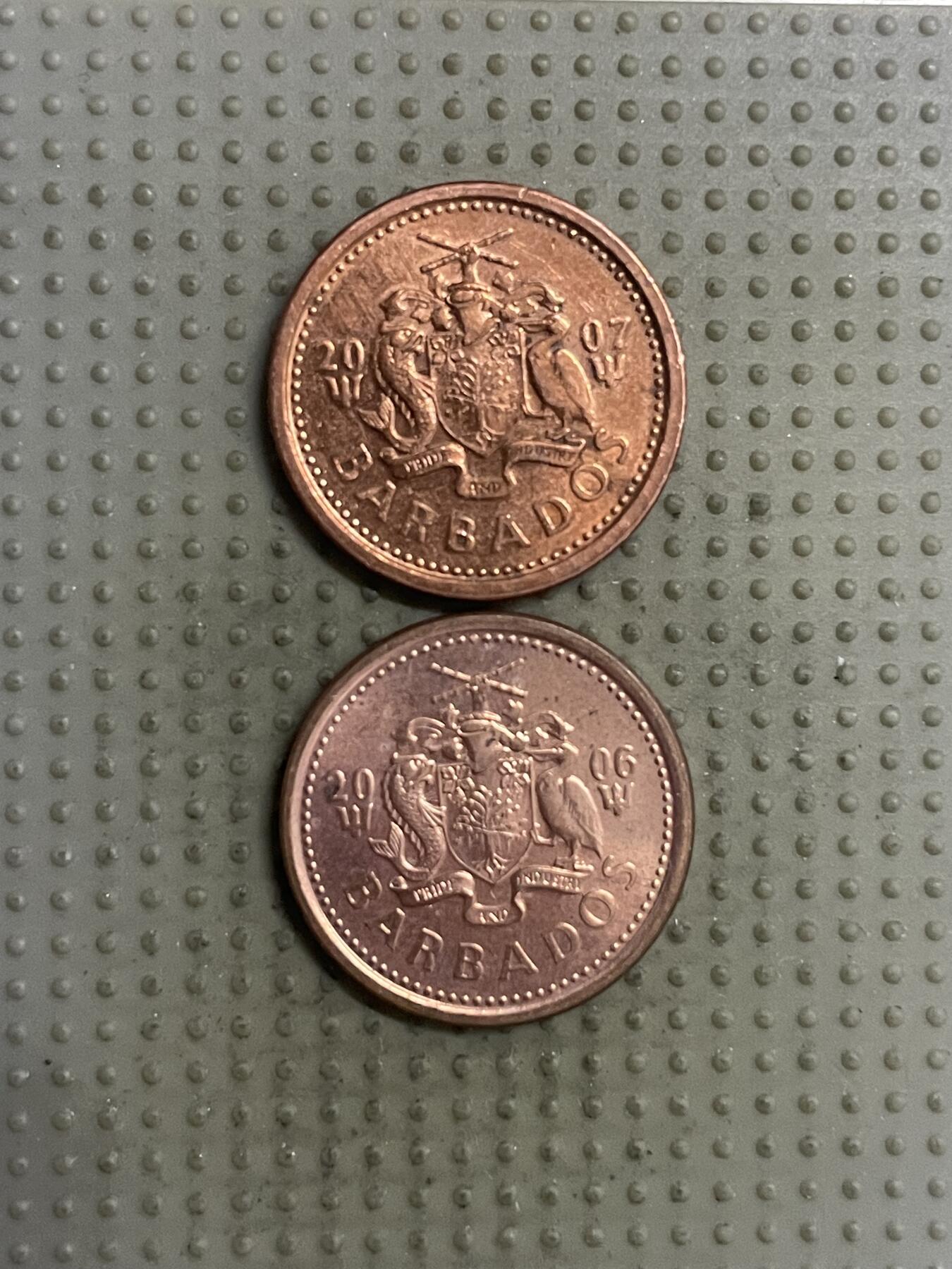 2025年第146场各国散币拍卖（总第146场） 巴巴多斯1分2枚