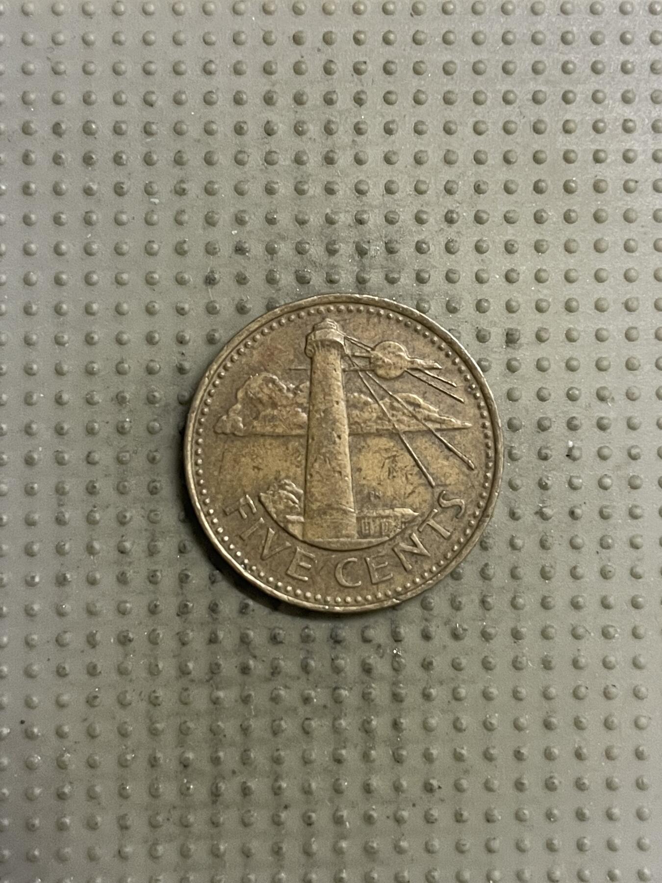 2025年第146场各国散币拍卖（总第146场） 巴巴多斯1991年5分