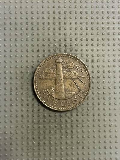 2025年第146场各国散币拍卖（总第146场） - 巴巴多斯1991年5分