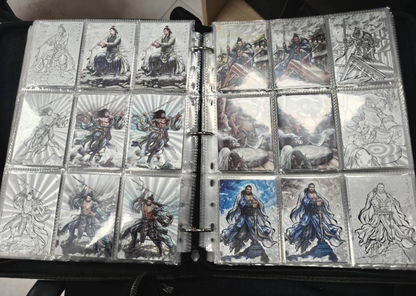 卡德曼水浒99遍大全套（粗闪三套357张全）