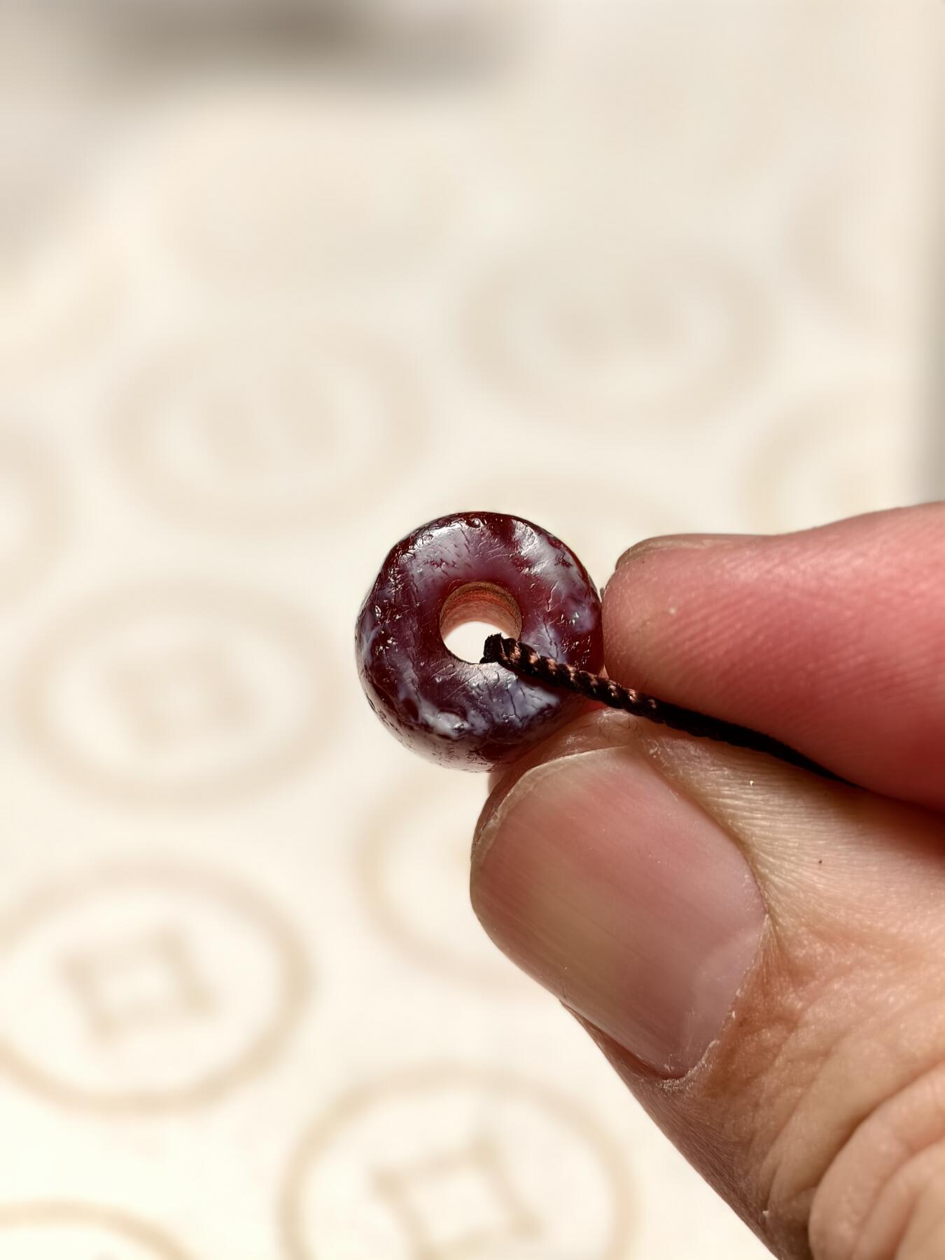 抚柳草堂-第四期章牌钱币（圣诞专场） 奖章勋章限时免佣 满百包邮 放漏专场 15世纪玛瑙剁珠 闻德评级尺寸见标签 