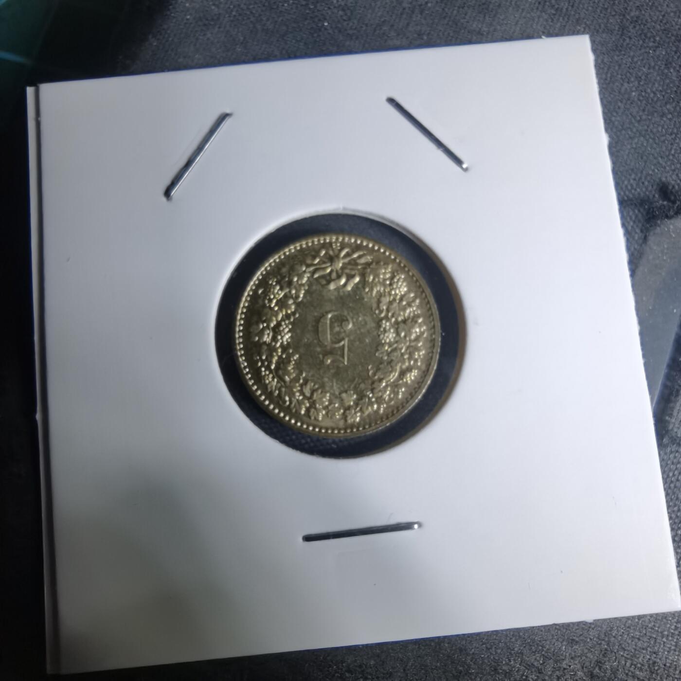 沼泽如烟--第945场 瑞士1991年五分