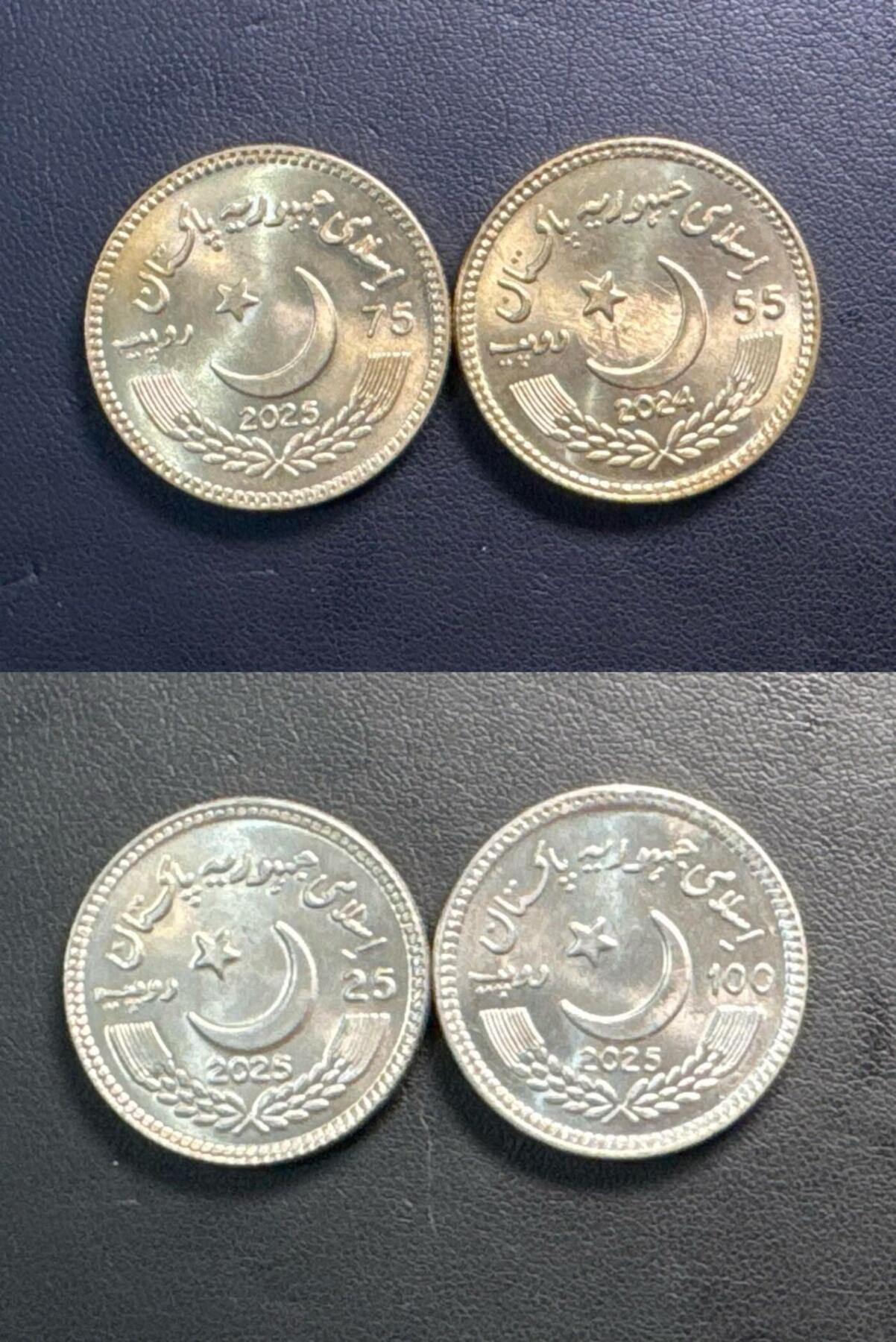 ❤️【币观天下】❤️ 第336期钱币拍卖- 2025.12.26周五晚上6点半场-长期征集拍品 巴基斯坦纪念币4枚一组