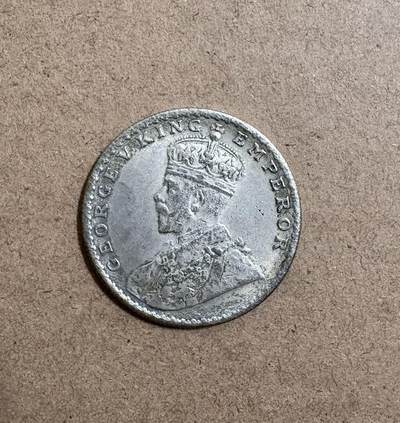 【礼羽收藏】🌏世界钱币拍卖第117期 - 英属印度1919年1卢比银币