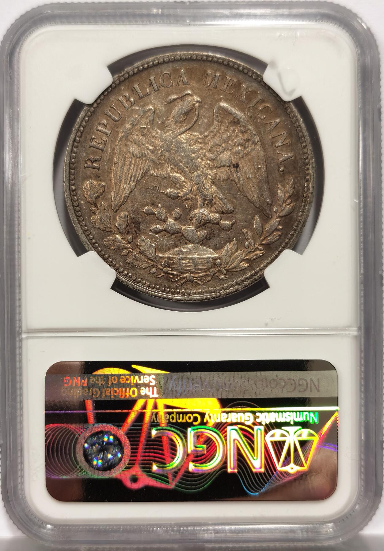 博洋堂世界钱币拍卖第154期（全场包邮） NGC AU53 墨西哥直边鹰洋1900MO AM 老味道