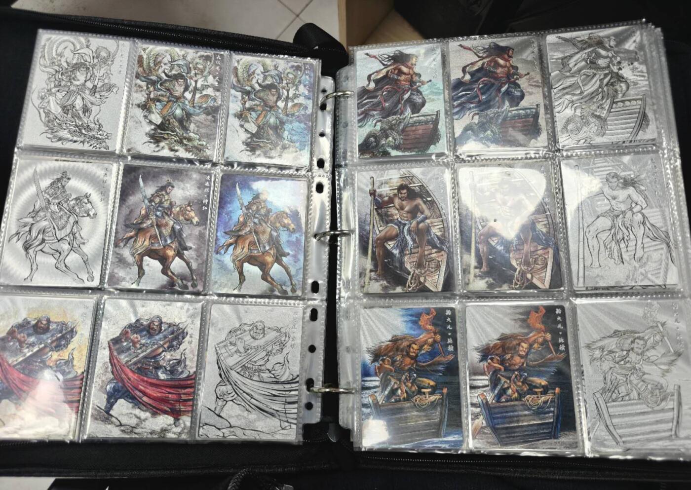 卡德曼水浒99遍大全套（粗闪三套357张全）