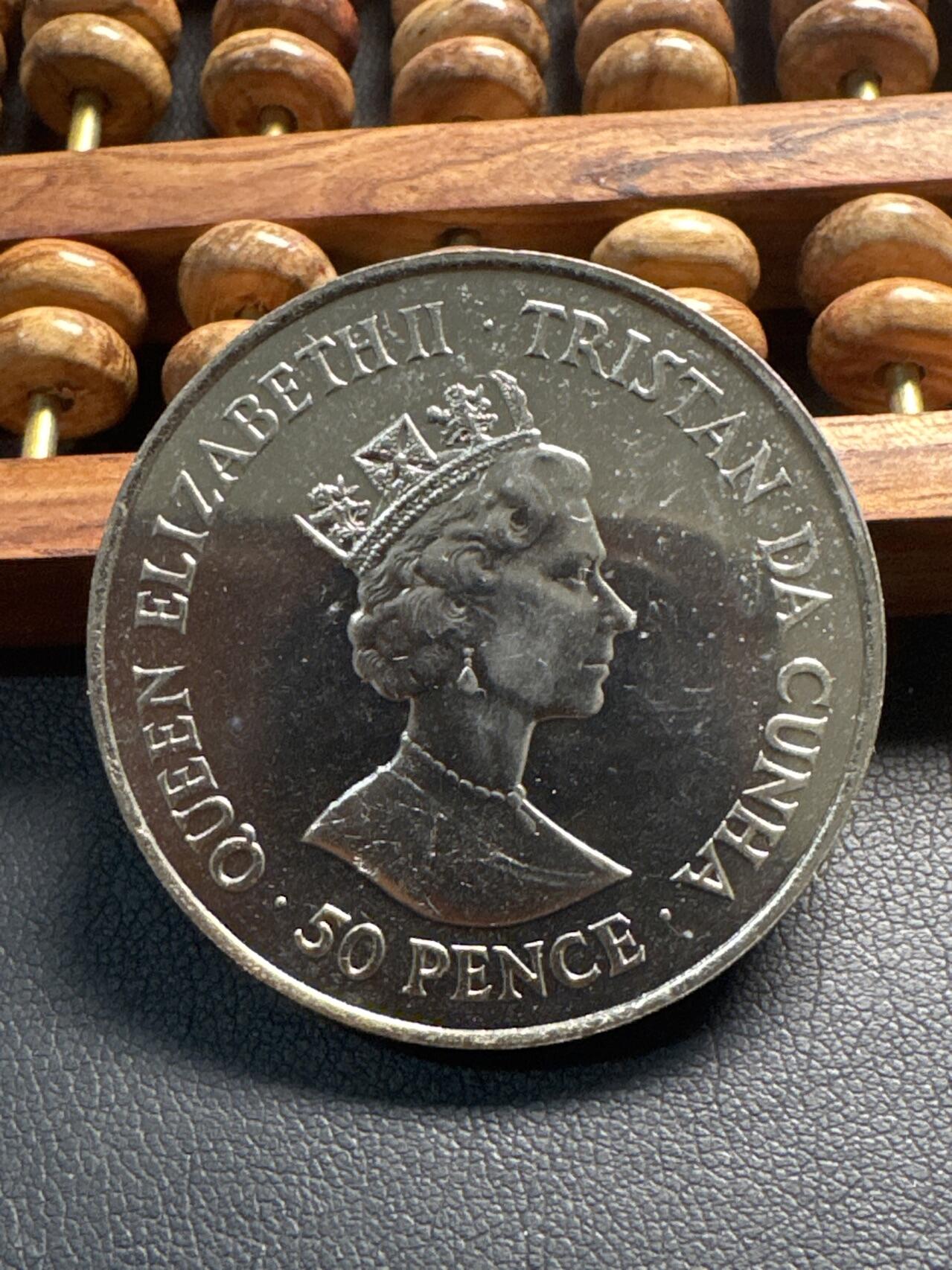 ❤️【币观天下】❤️ 第336期钱币拍卖- 2025.12.26周五晚上6点半场-长期征集拍品 英属特里斯坦女王大婚40周年1987年铜镍纪念币