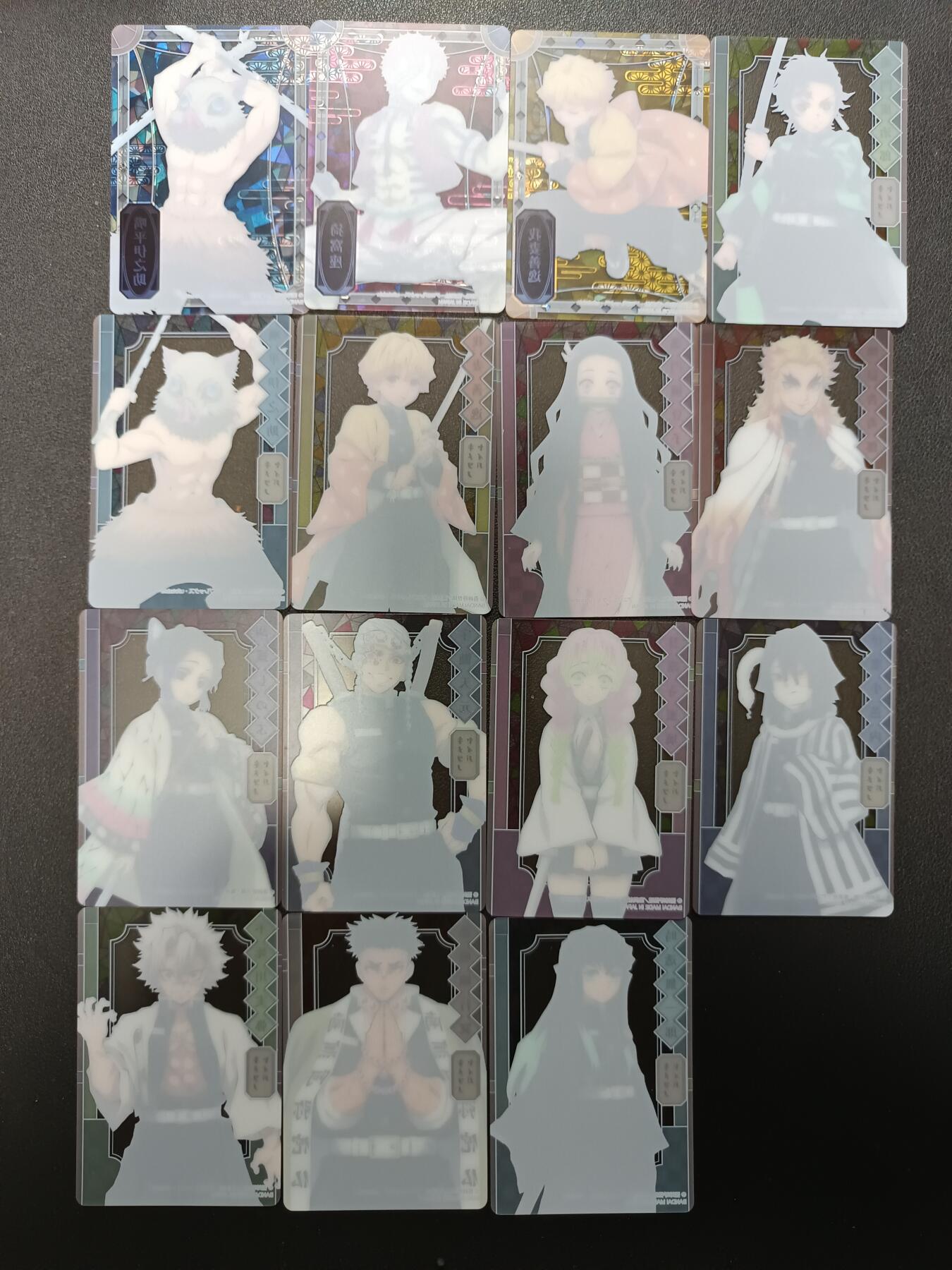 天玑星卡拍第154期《12.25周四截拍》持续收拍收评中 满赠卡需备注 集英社 鬼灭之刃 透卡 15张