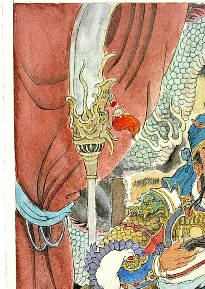 白泽拍卖卡牌手绘专场第30期（白金之夜 跨年大拍） 2025 林白鹭手绘画 读春秋 A4尺寸 已装裱