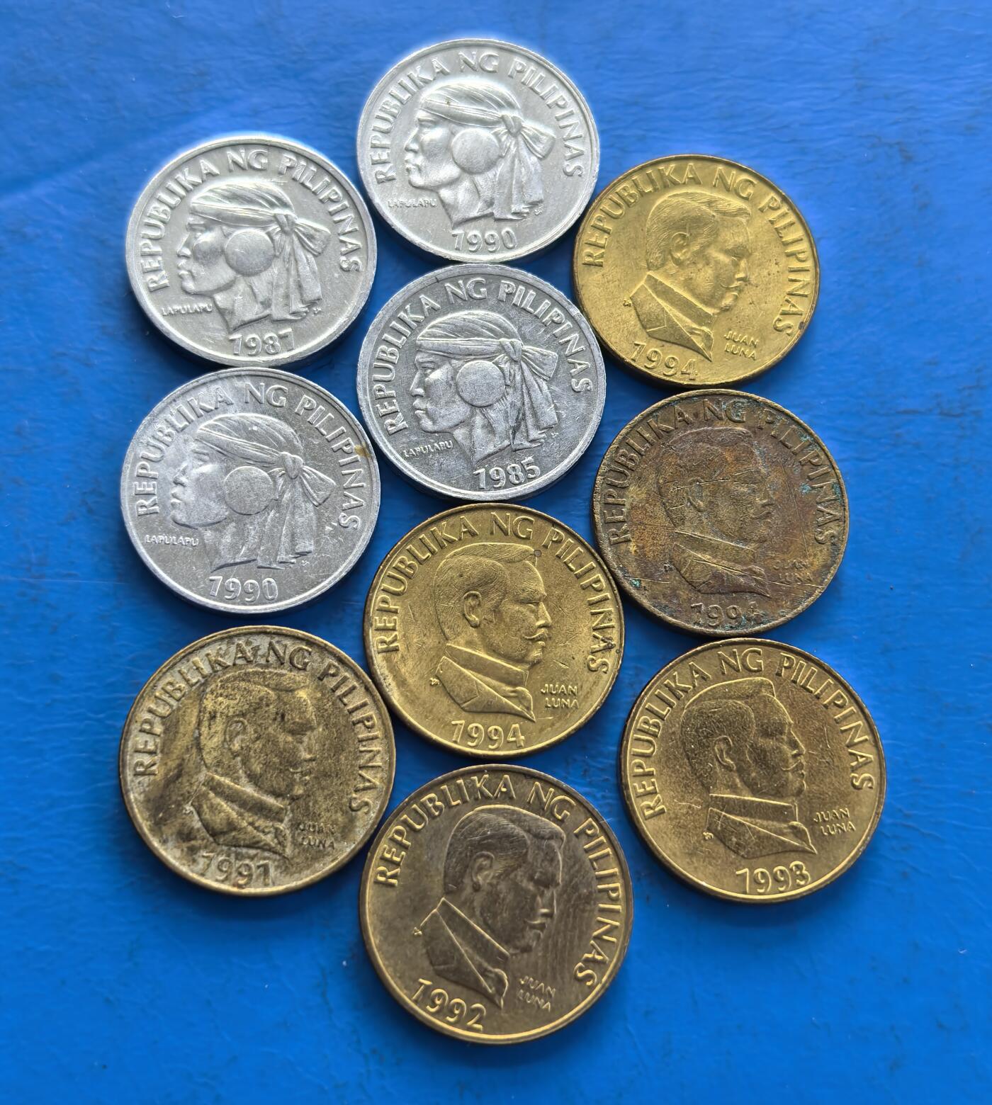 外国优质老铜币高银银币，周六九点倒数截拍，满百包邮，持续收拍 菲律宾散币10枚