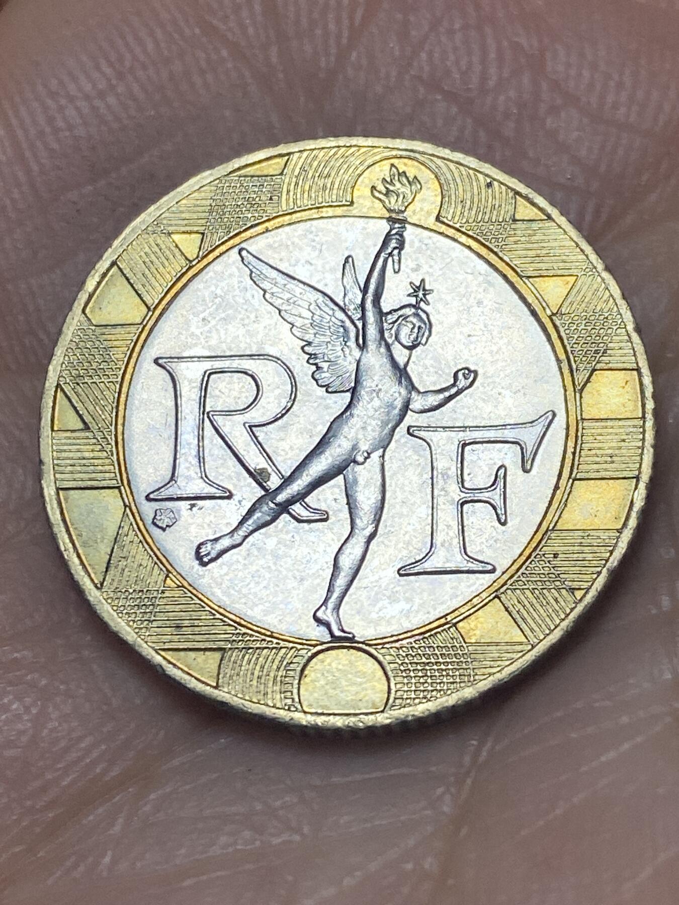 2025年第一百四十场(总第一百六十六场）外国好品散币场(免佣金) 法国🇫🇷1989年10法郎(分段边齿版)