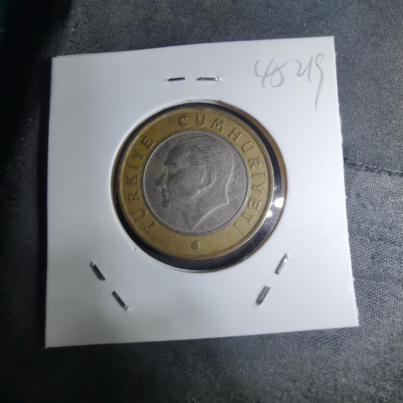 沼泽如烟--第945场 土耳其2009年1里拉