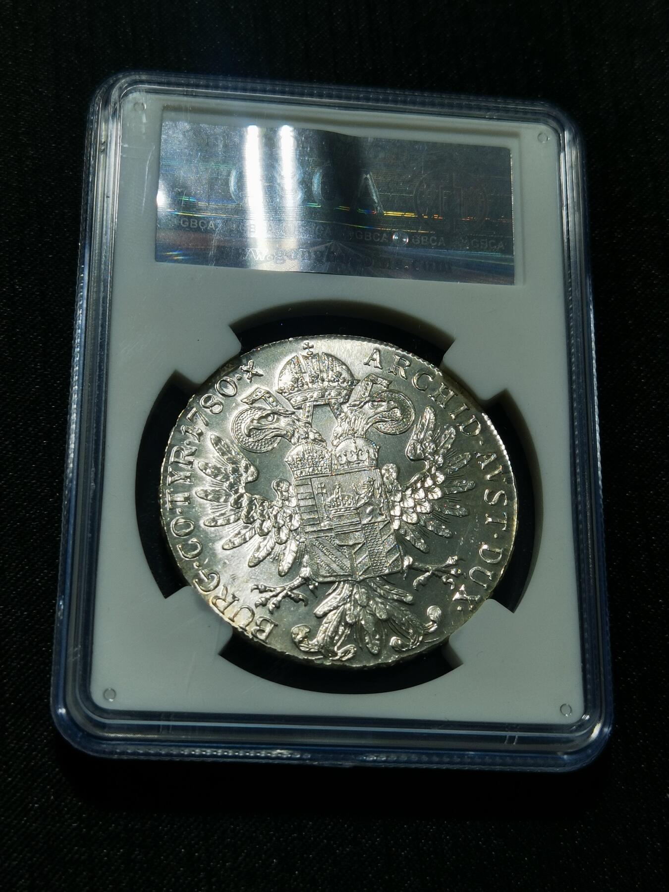 天下钱庄专场欢迎参拍 奥匈帝国大奶妈银币，官方后铸