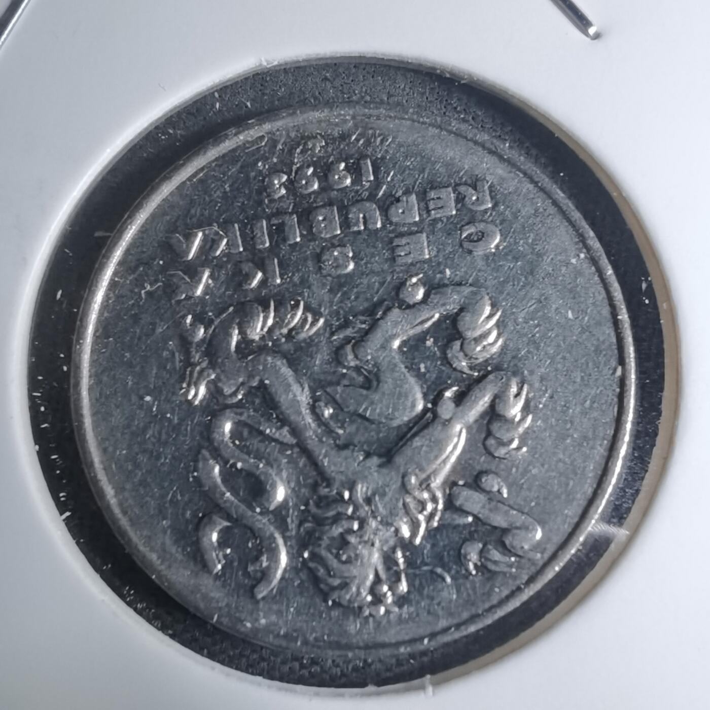 沼泽如烟--第945场 捷克1993年5克朗