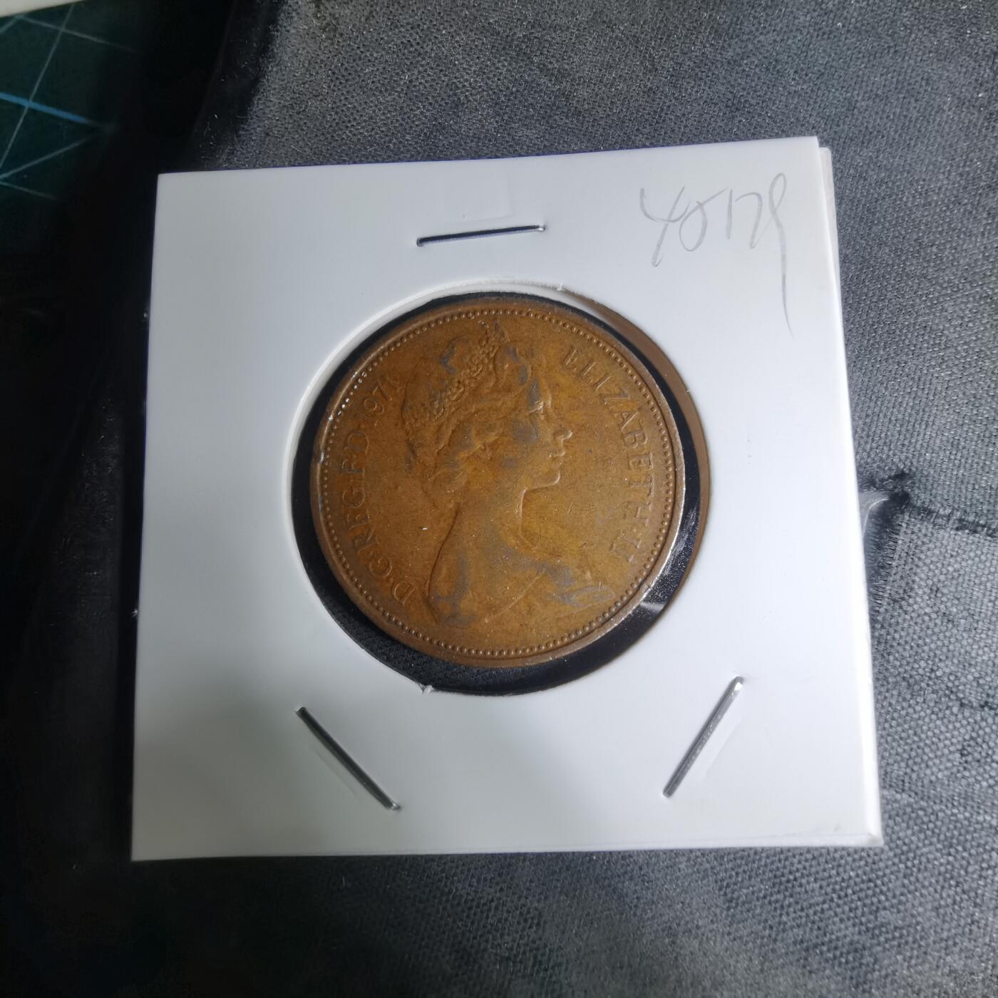 沼泽如烟--第945场 英国1971年2便士