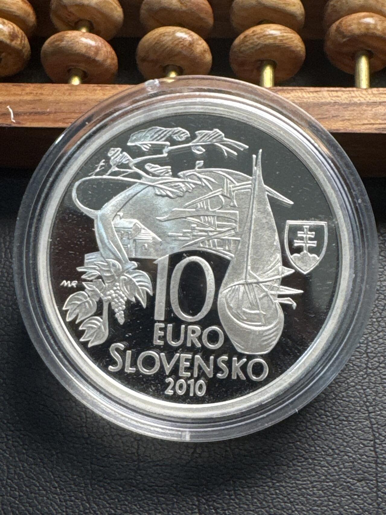 ❤️【币观天下】❤️ 第336期钱币拍卖- 2025.12.26周五晚上6点半场-长期征集拍品 斯洛伐克2010年著名作家马丁库钦诞辰150周年精制纪念银币