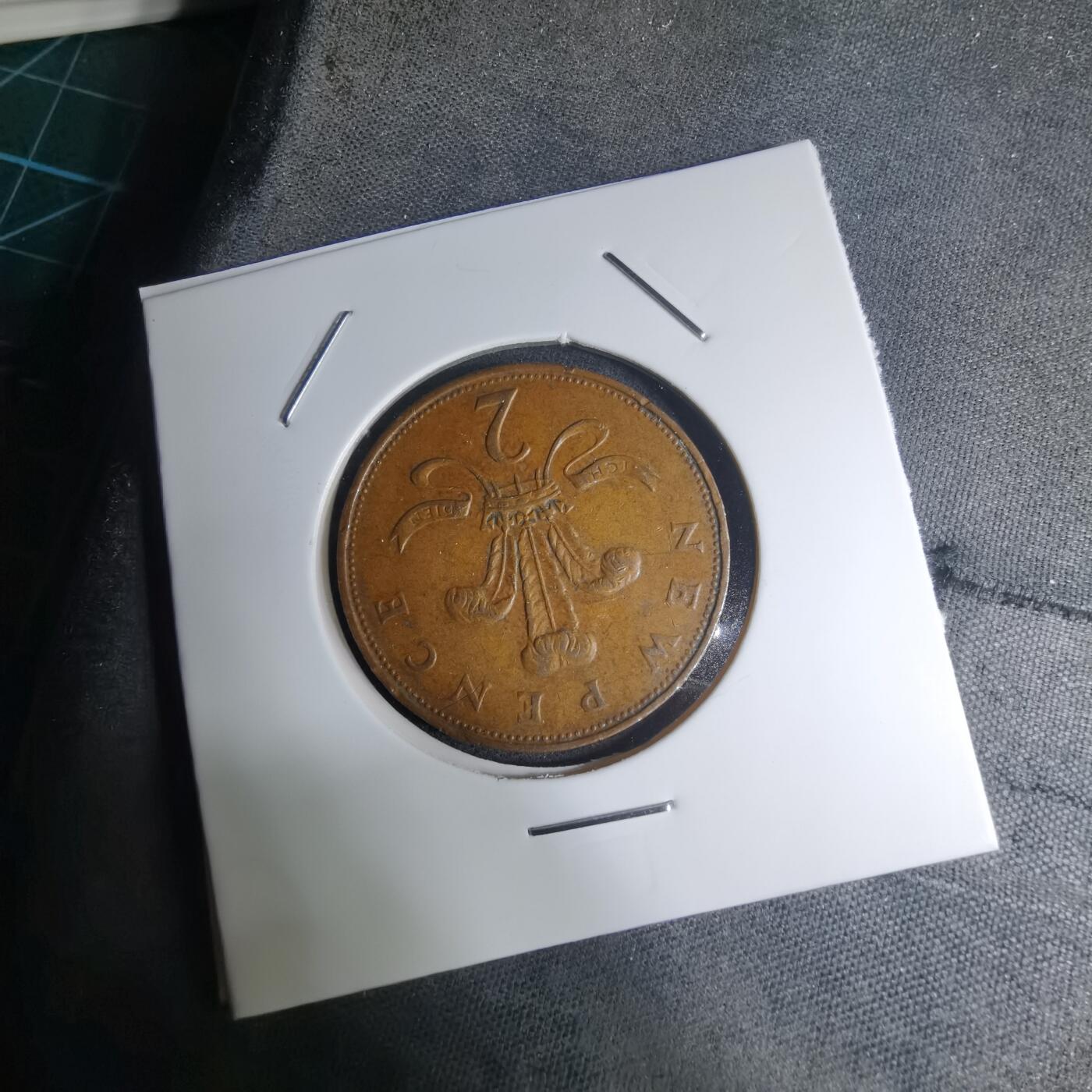 沼泽如烟--第945场 英国1971年2便士