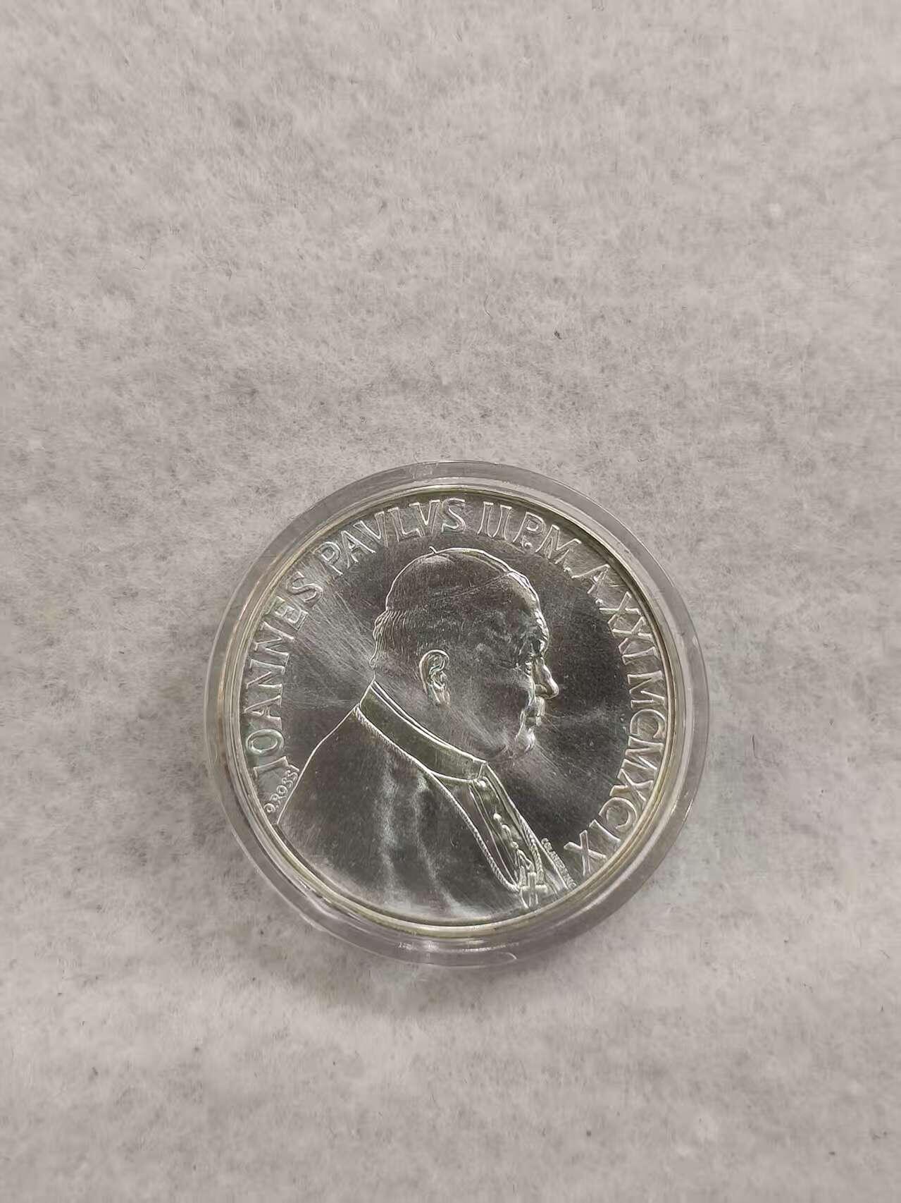 G&W世界散币，银币处理专场（第40场） 梵蒂冈1999年500里拉  银币