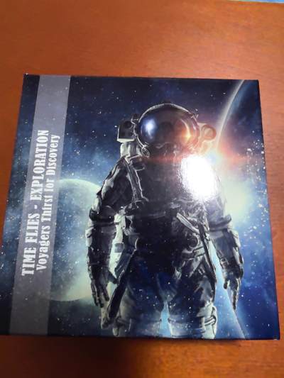 长老汇蛇年精选第八十七场拍卖 - 2021库克群岛时间探索10元黑化精制银币，2盎司999银，盒证全，99枚