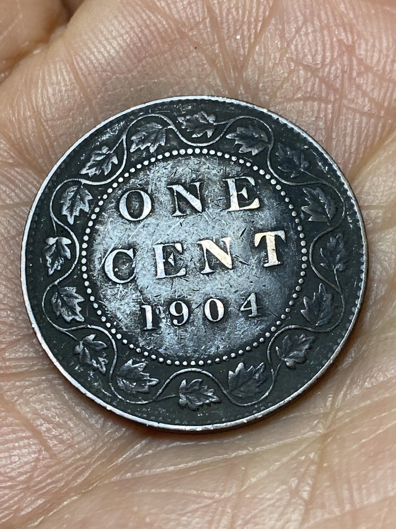 2025年第一百四十场(总第一百六十六场）外国好品散币场(免佣金) 少见–加拿大🇨🇦1904年1分(爱德华七世时期)