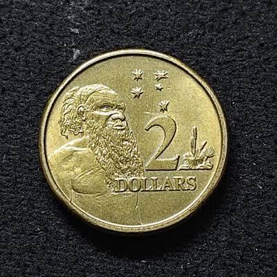 【全场包邮】纯粹捡漏拍488场（免费代拍第25场） - 澳大利亚1993年2元-土著人