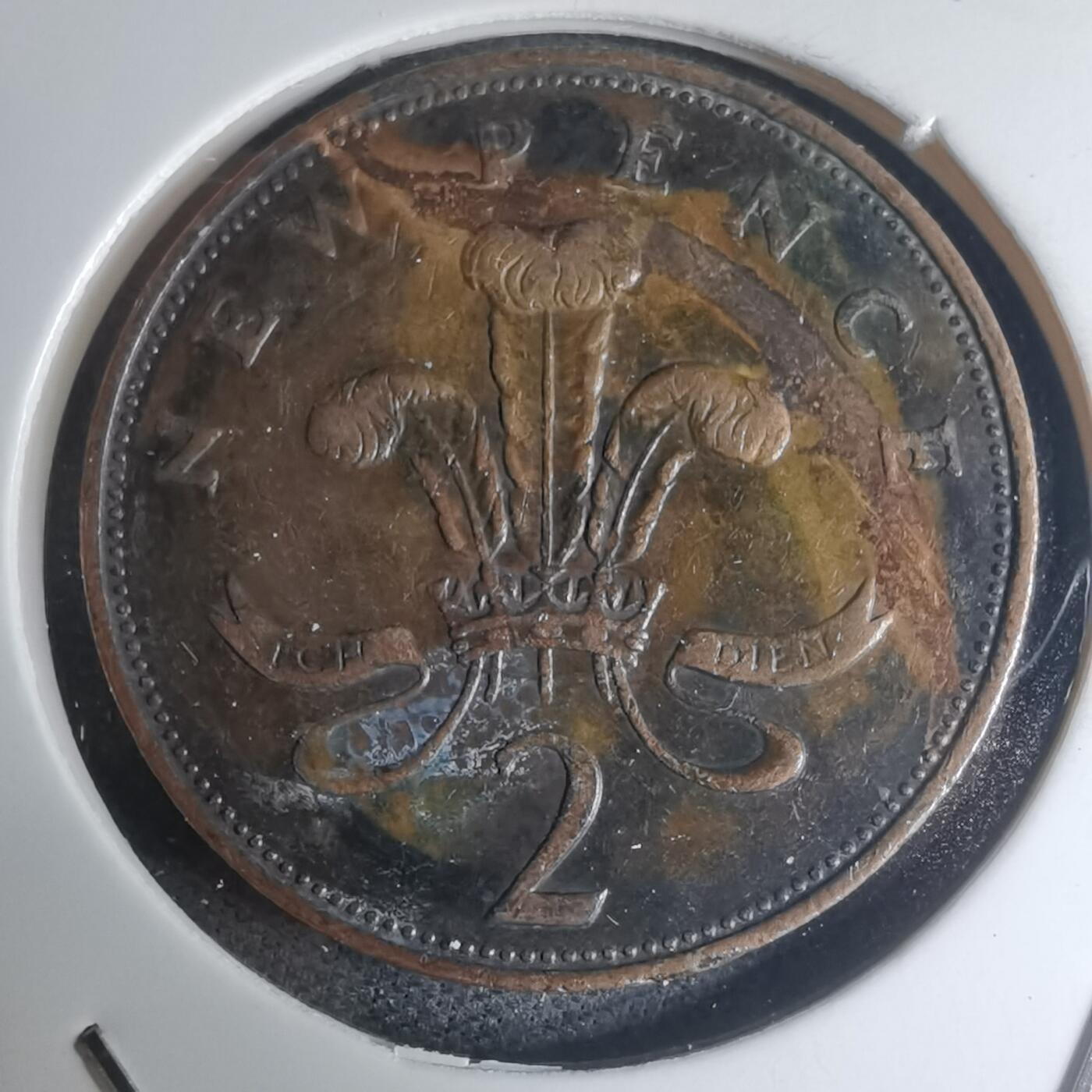 沼泽如烟--第945场 英国1971年2便士