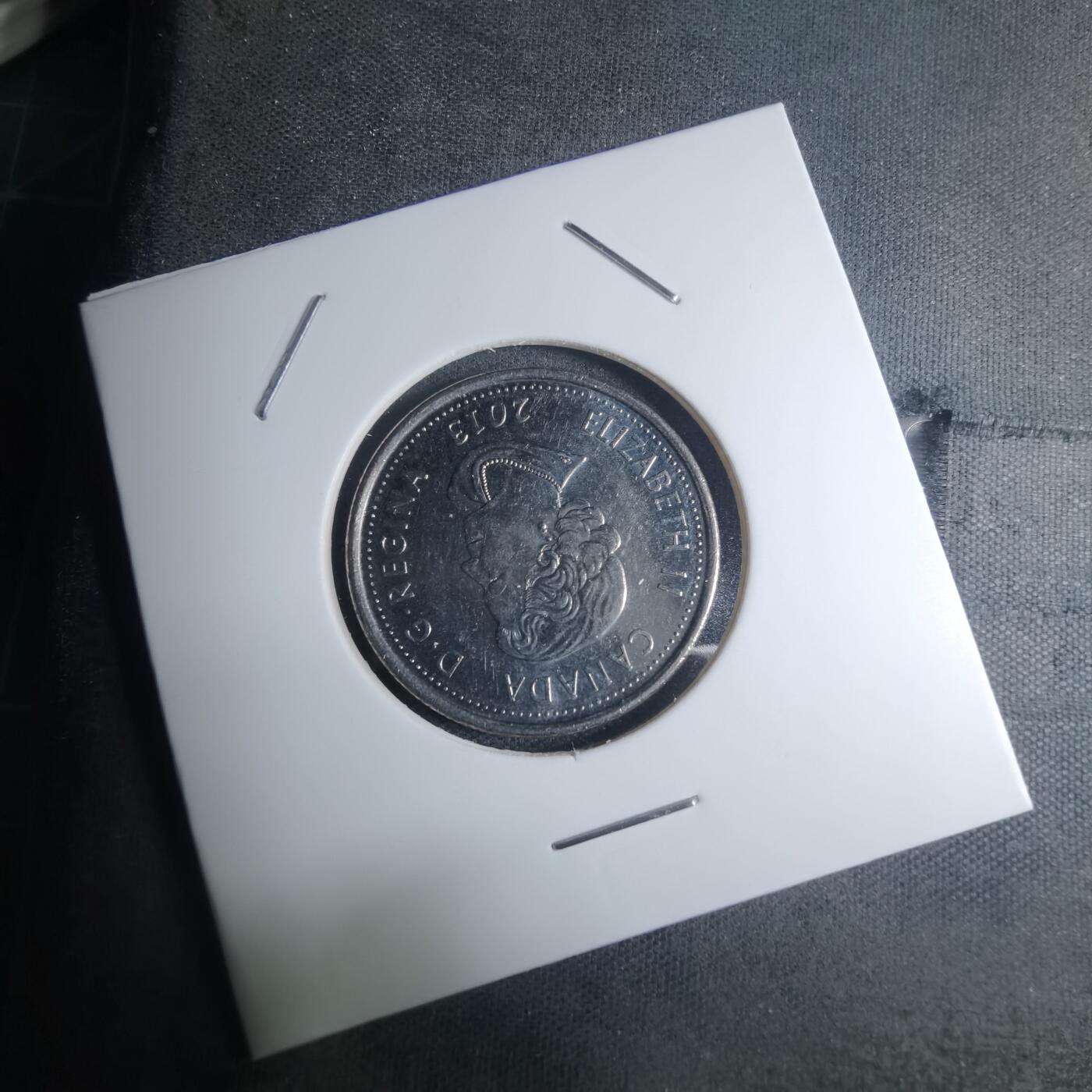 沼泽如烟--第945场 加拿大2013年25分纪念币