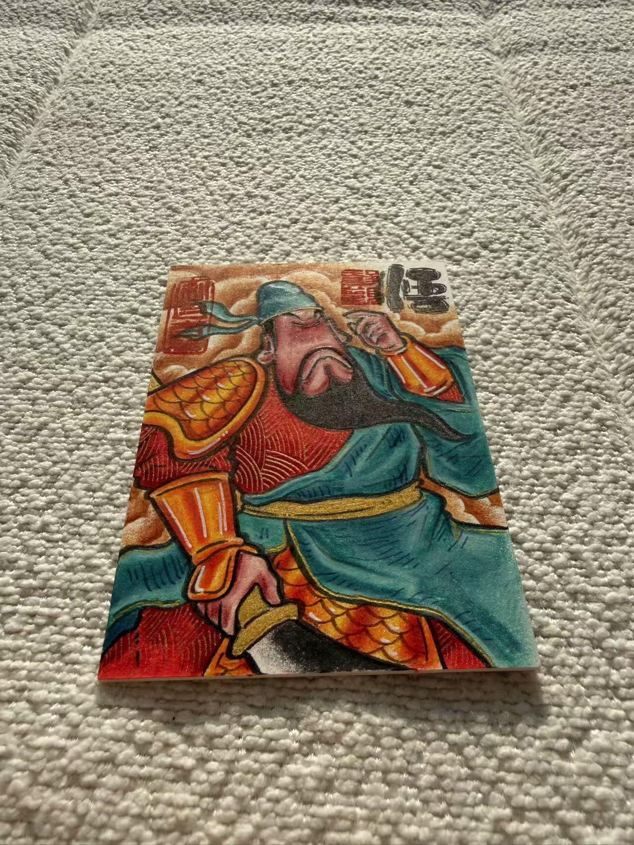 天玑星卡拍第154期《12.25周四截拍》持续收拍收评中 满赠卡需备注 【手绘卡】居子 关羽 手绘卡