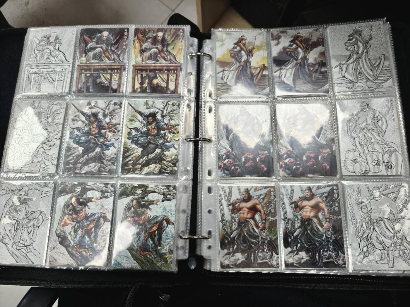 卡德曼水浒99遍大全套（粗闪三套357张全）