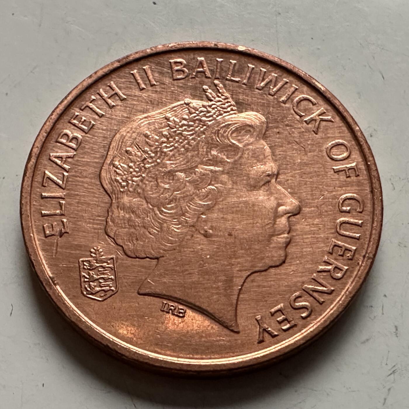 🌹外币初藏🌹🐯2025年第145场  每周二四六晚8️⃣点 接代拍 根西岛1998年一便士