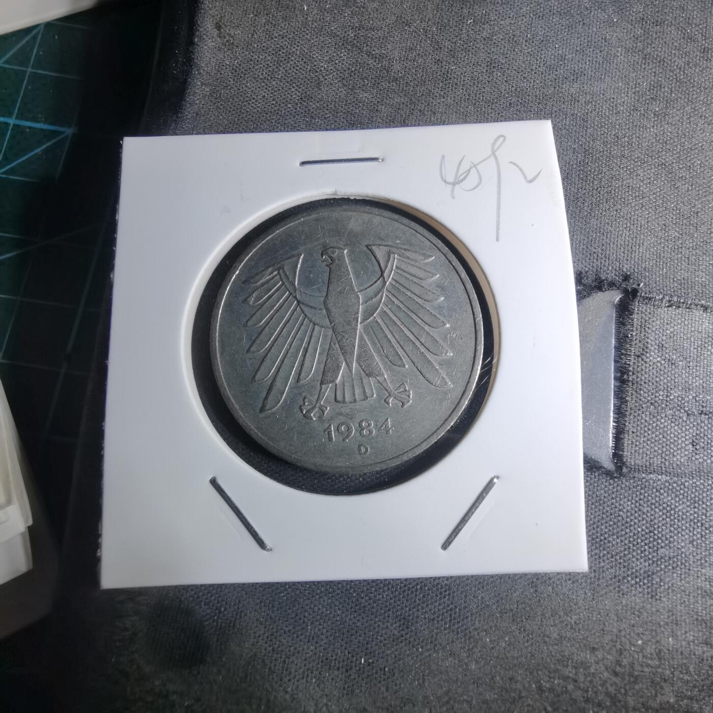 沼泽如烟--第945场 德国1984年5马克