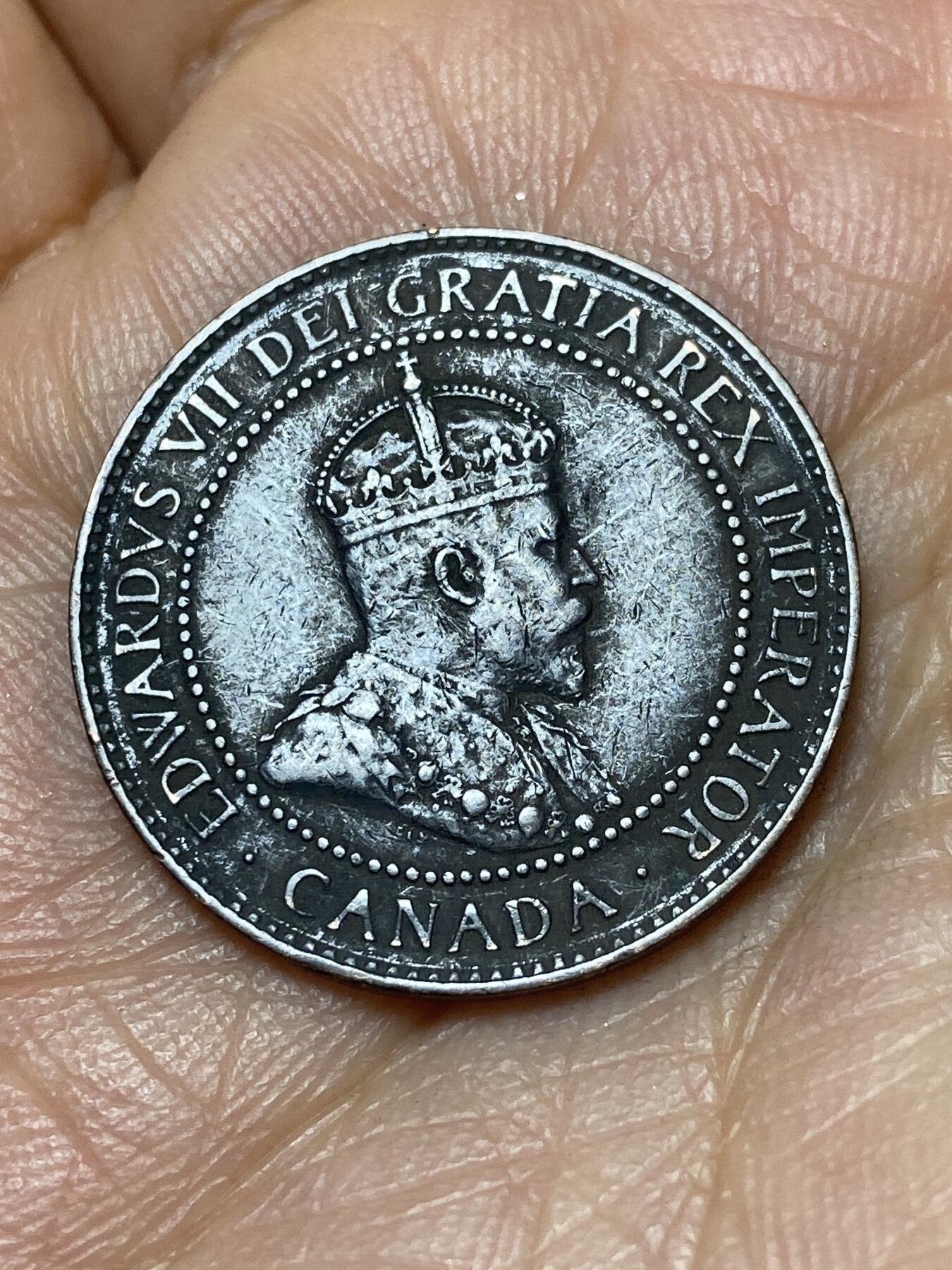 2025年第一百四十场(总第一百六十六场）外国好品散币场(免佣金) 少见–加拿大🇨🇦1904年1分(爱德华七世时期)