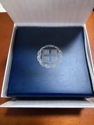 长老汇蛇年精选第八十七场拍卖 - 2021希腊克里特战役80周年10欧元彩色精制银币，34.1克925银，盒证全，2500枚