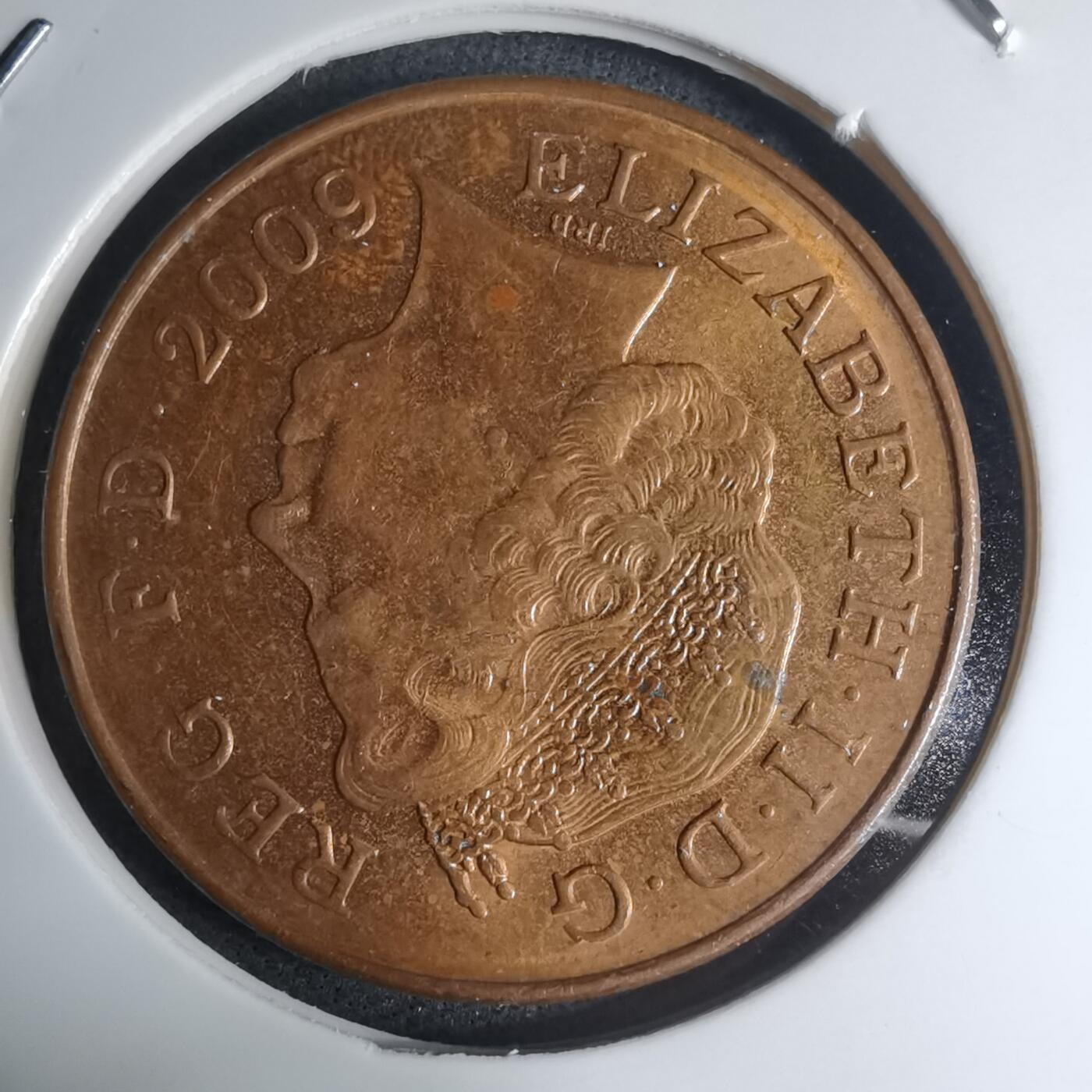 沼泽如烟--第945场 英国2009年2便士