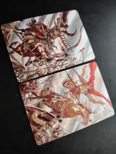 卡牌限时028期专场（24号晚21点30截拍） - 超吉梦-七侠五义-张导巾帼烈女 秦良玉+平阳公主粗闪2张