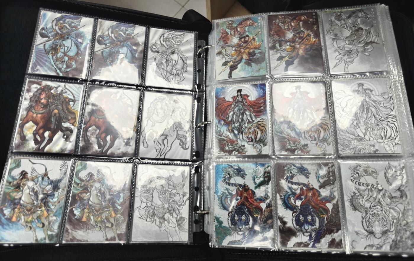 卡德曼水浒99遍大全套（粗闪三套357张全）