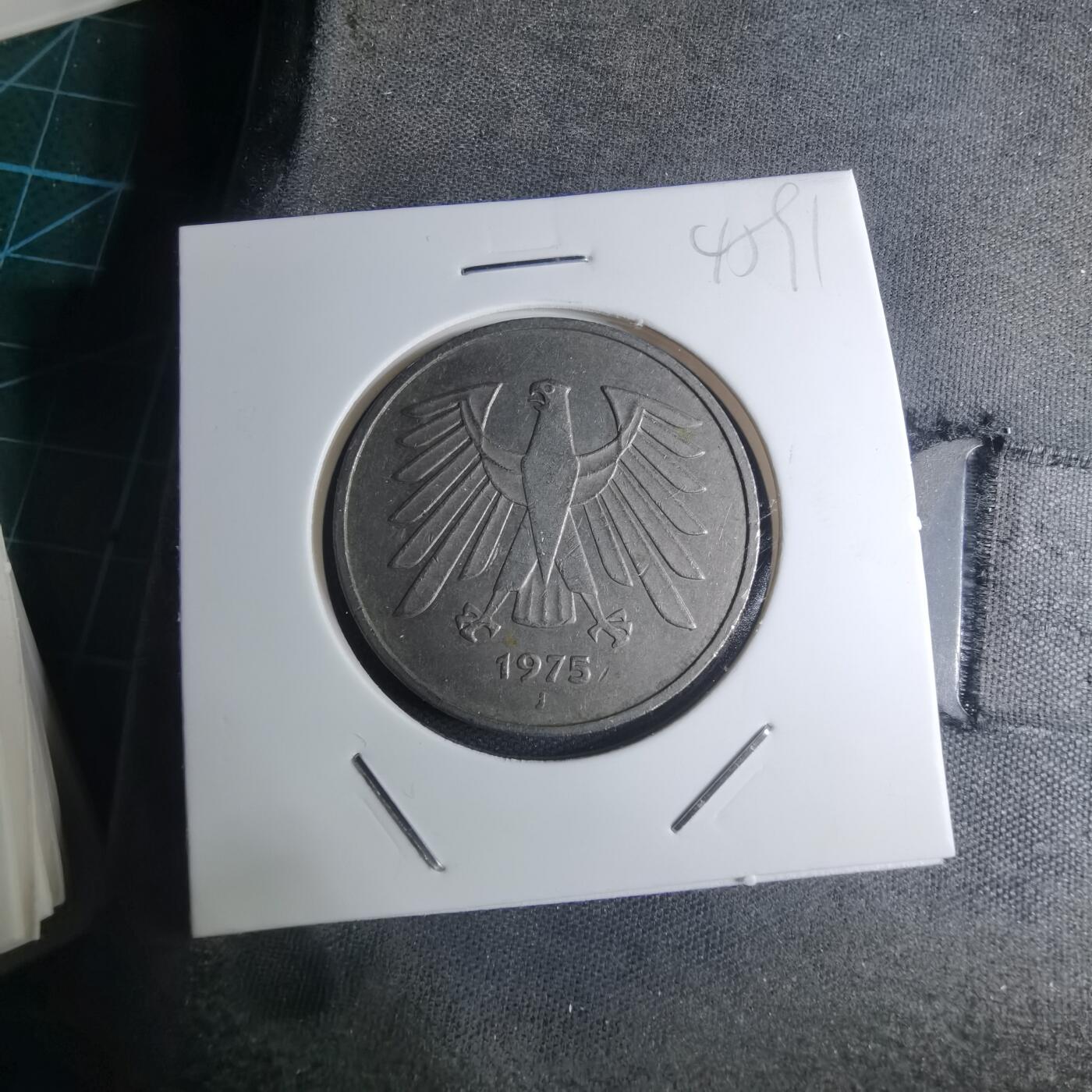 沼泽如烟--第945场 德国1975年5马克