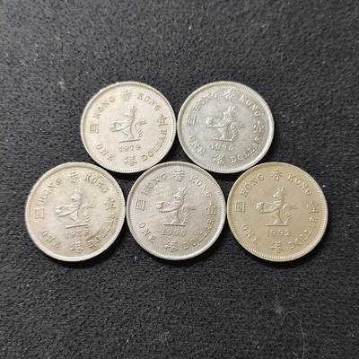 【全场包邮】纯粹捡漏拍488场（免费代拍第25场） - 香港各年份女王小版1元5枚一组