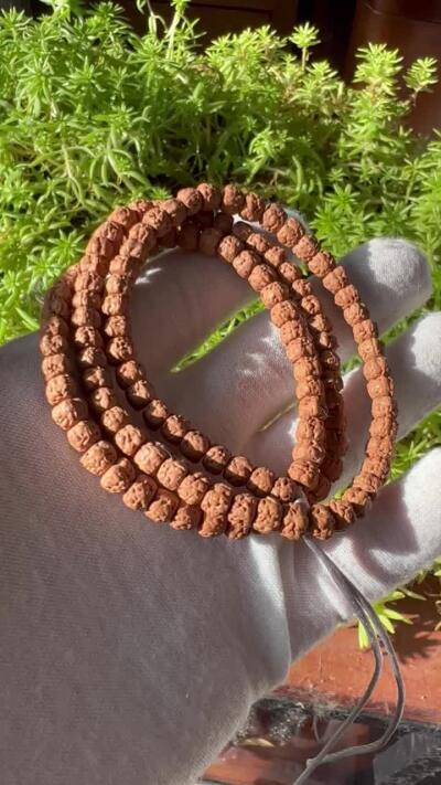 零元拍：龙切 五爪金龙小佛手长串6.5 MM左右，非常容易变红，坊间人称三日红，很容易有盘玩成就感。后图是自己佩戴不到三个月效果