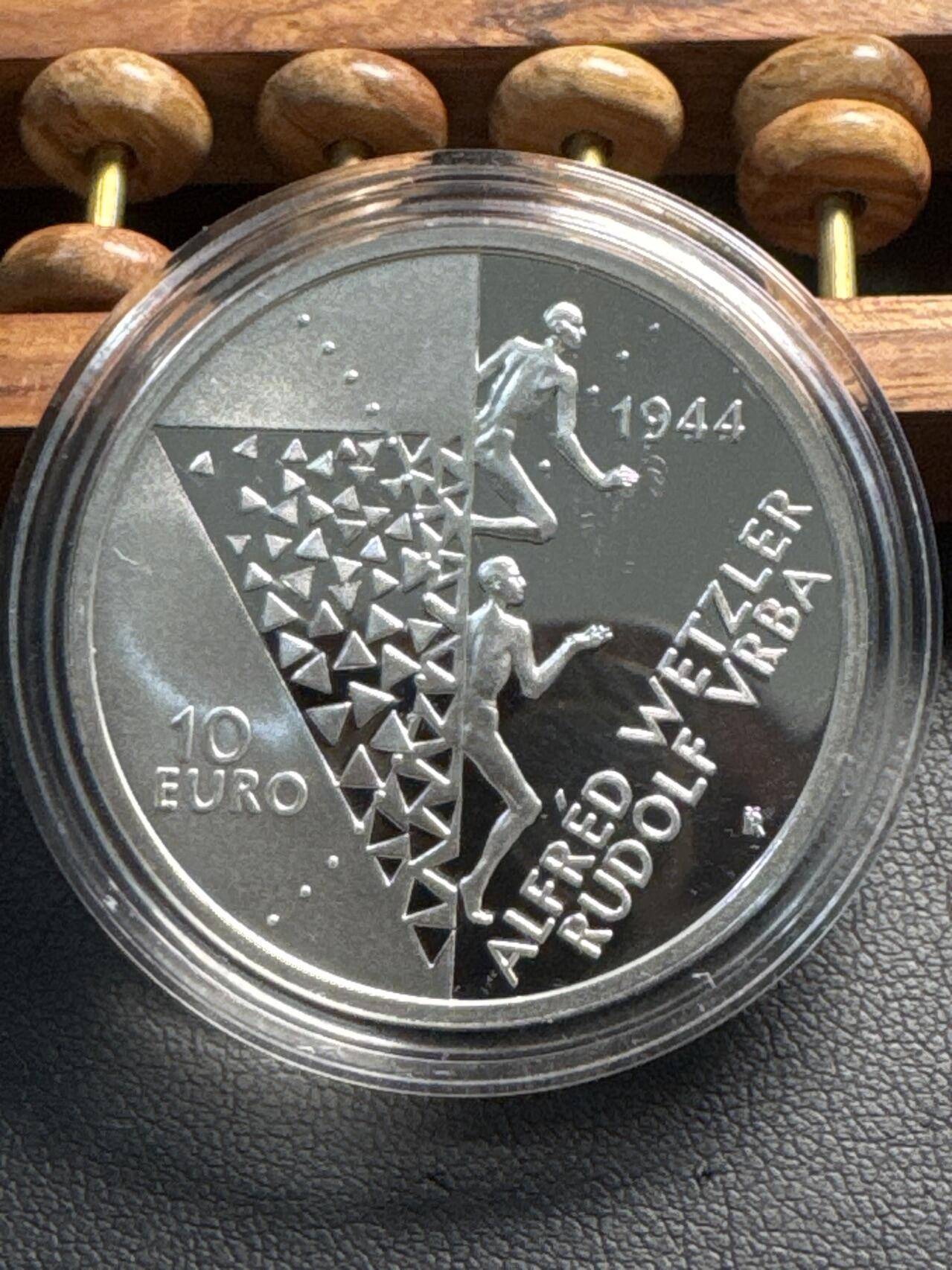 ❤️【币观天下】❤️ 第336期钱币拍卖- 2025.12.26周五晚上6点半场-长期征集拍品 斯洛伐克2024年纪念纳粹集中营80周年精制纪念银币