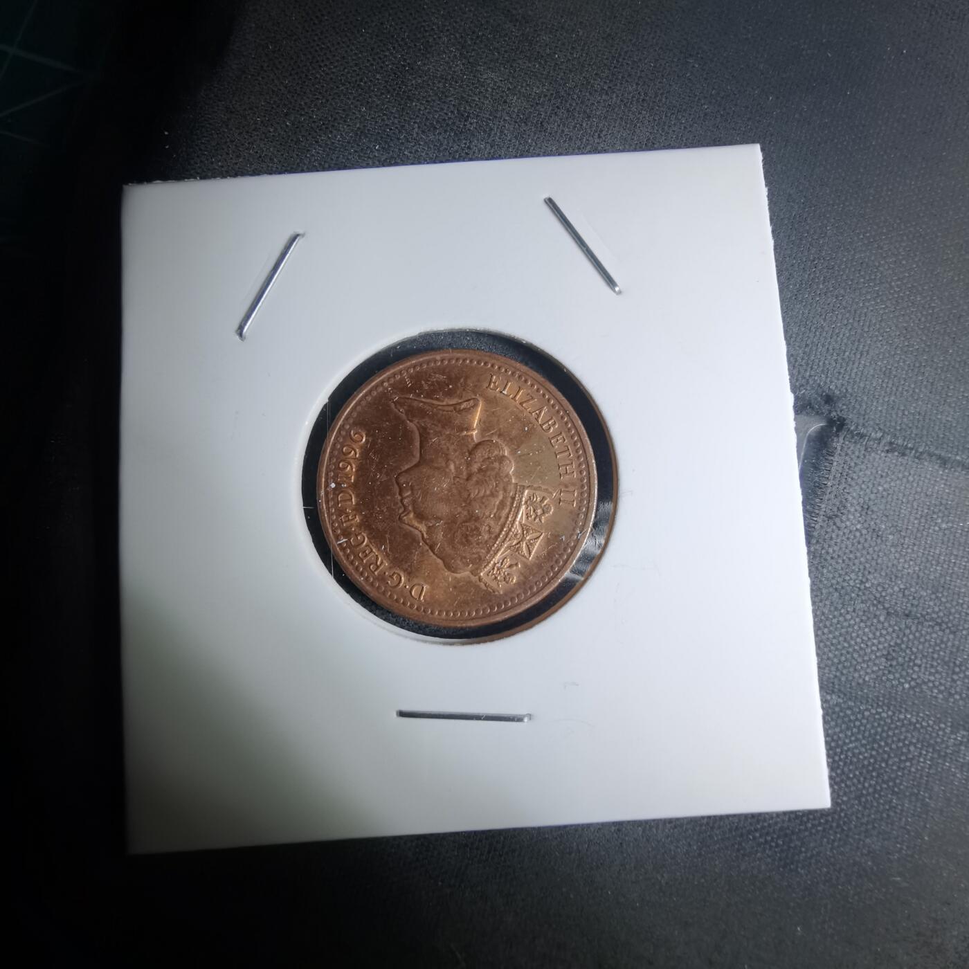 沼泽如烟--第945场 英国1996年1便士