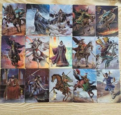 光影卡牌第27期，各家亲签，各家套卡，持续收拍品 - 趣卡社水浒86张，金彩工艺